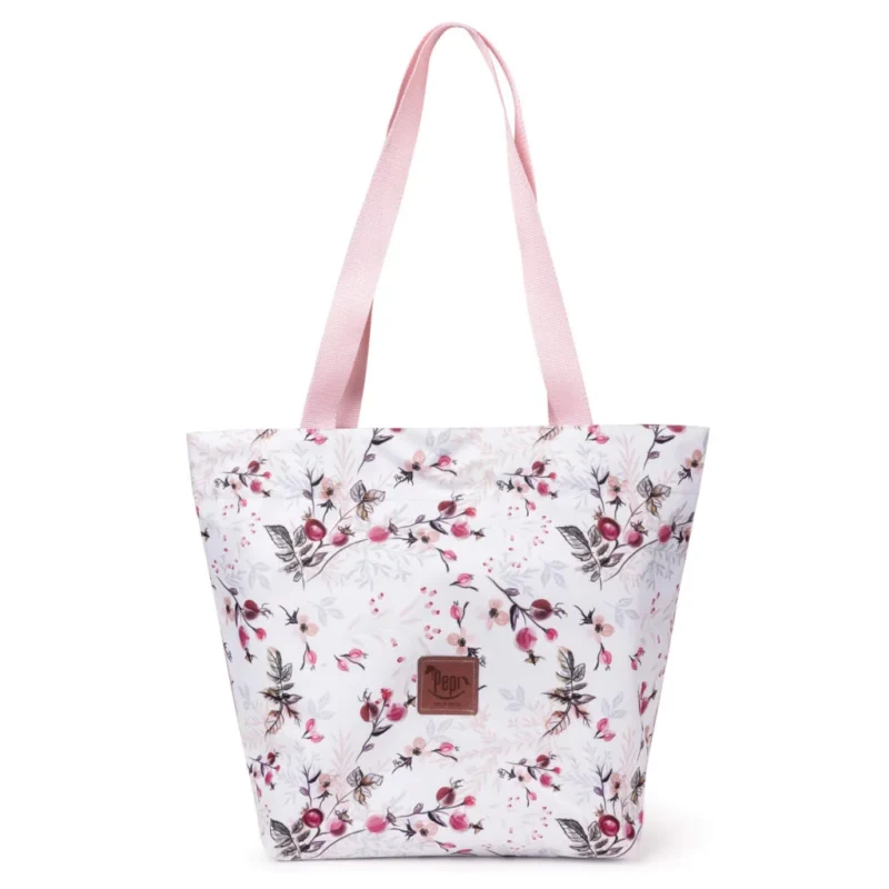 Torba miejska A4 Secret Garden Pink - obrazek 3