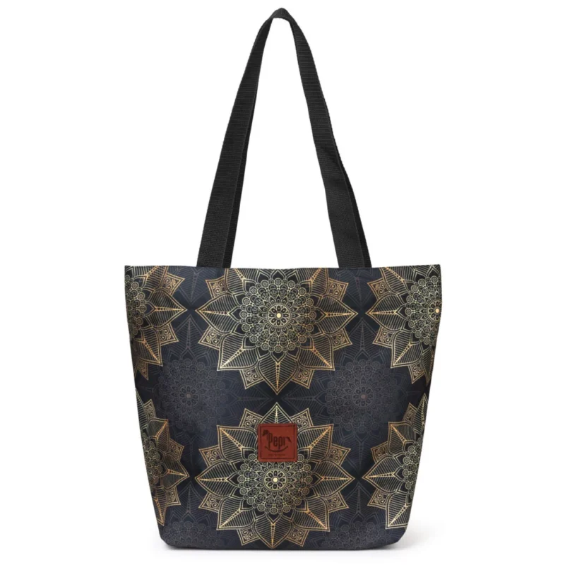 Torba miejska A4 Rosette Mocca - obrazek 3