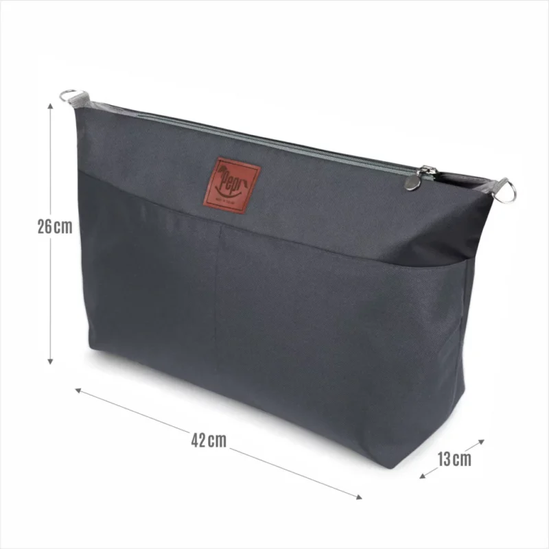 Torba wodoodporna do wózka shopper Grafit - obrazek 2