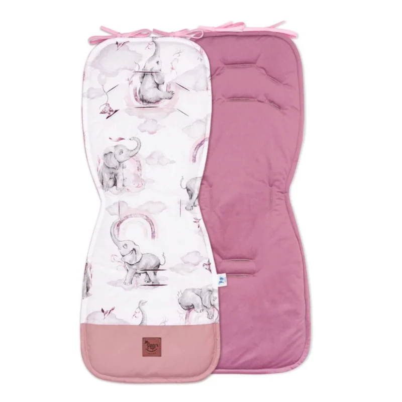 Wkładka do wózka Eledream Pink z velvetem