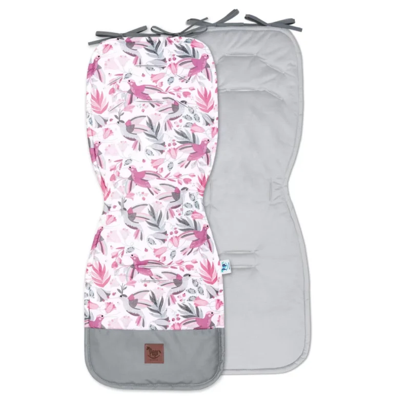 OUTLET***Wkładka do wózka Hummingbird z velvetem grey (295)