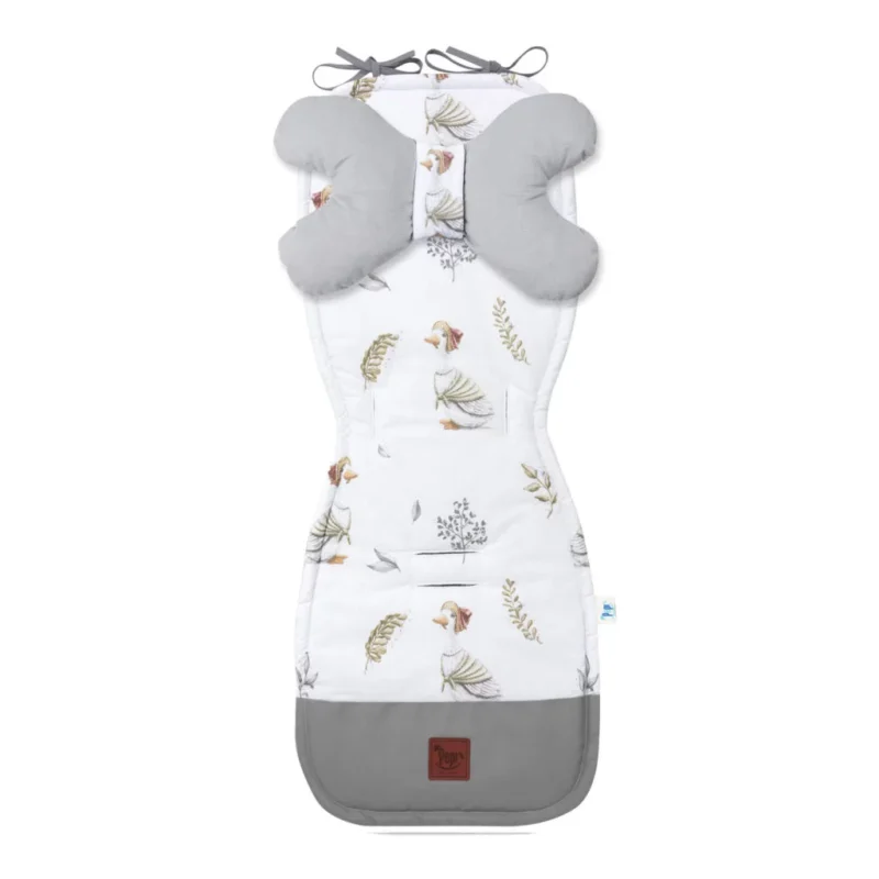 Wkładka do spacerówki - zestaw 5w1 - Lady Goose - bawełna/velvet - obrazek 2