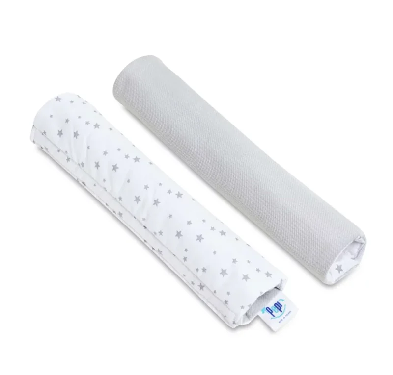 Wkładka do wózka z ochraniaczami na pasy Grey Galaxy z velvetem - obrazek 3