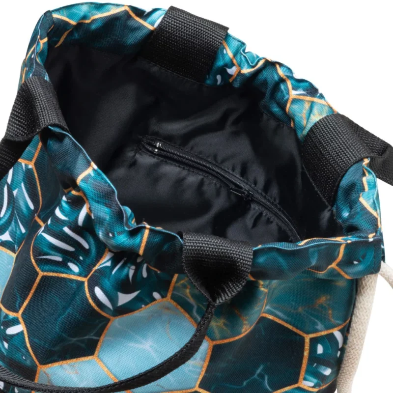 Wodoodporny worko-plecak 2w1 - Nordik Black - obrazek 3