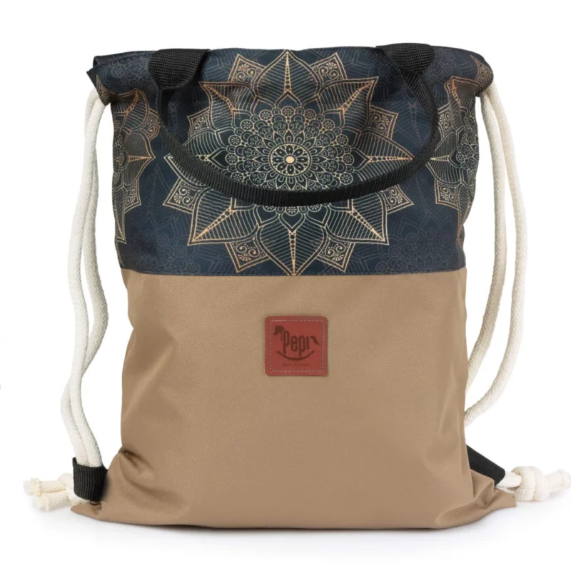 Wodoodporny worko-plecak 2w1 - Rosette Mocca - obrazek 2