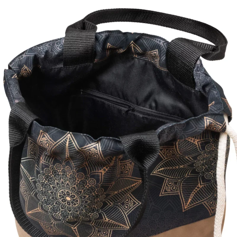 Wodoodporny worko-plecak 2w1 - Rosette Mocca - obrazek 3
