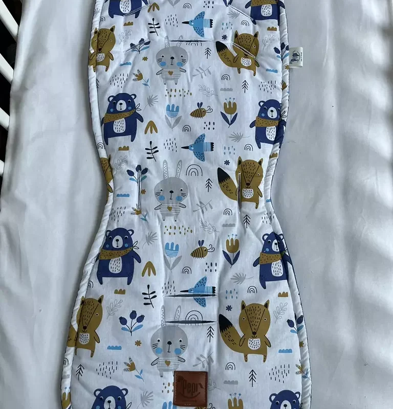 OUTLET***Wkładka do wózka Blue Bear z velvetem (395)