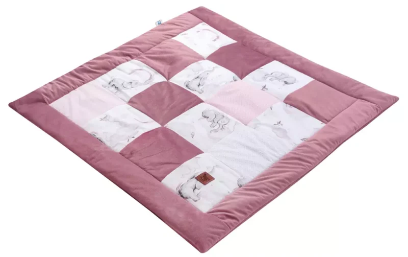 Mata do zabawy PATCHWORK Eledreams Pink - obrazek 4