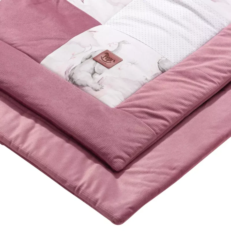 Mata do zabawy PATCHWORK Eledreams Pink - obrazek 2