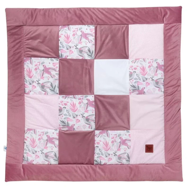 Mata do zabawy PATCHWORK Hummingbird Old Rosa