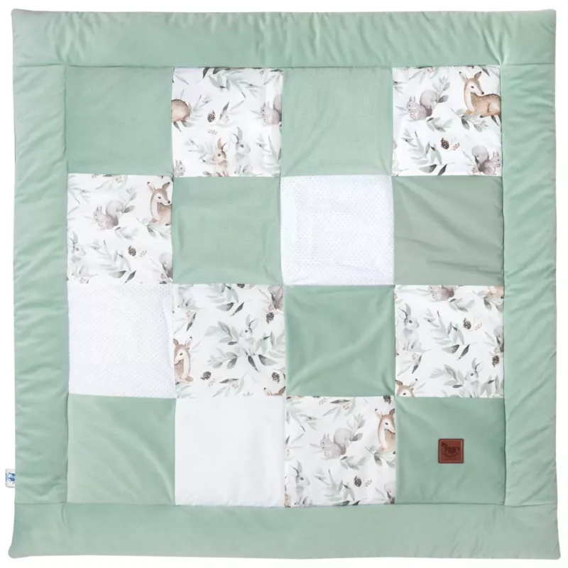 Mata do zabawy PATCHWORK Green Groove