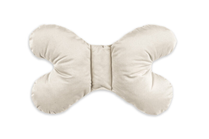 Poduszka MOTYLEK Sleeping Teddy Bear z velvetem cappucino - obrazek 2