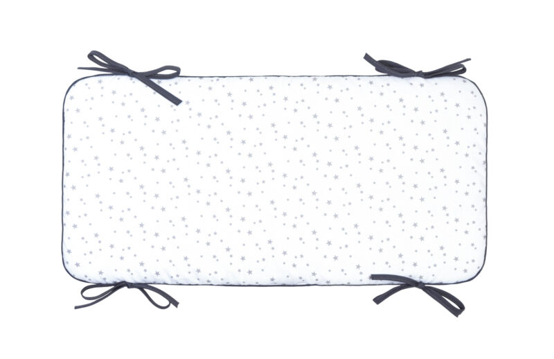 Ochraniacz panelowy do łóżeczka 60×30 Grey Galaxy white