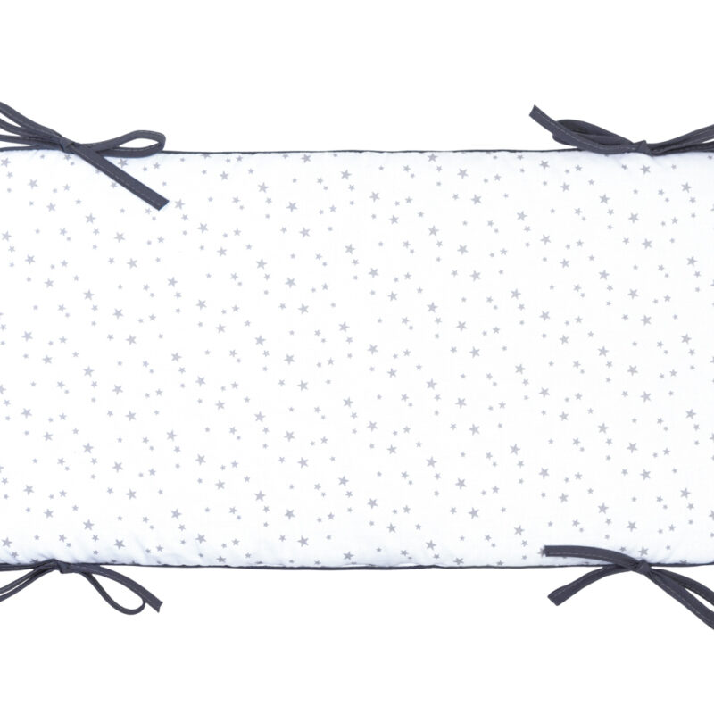 Ochraniacz panelowy do łóżeczka 60×30 Grey Galaxy white