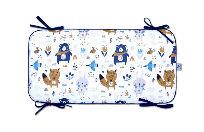 Ochraniacz panelowy do łóżeczka 60×30 Blue Bear