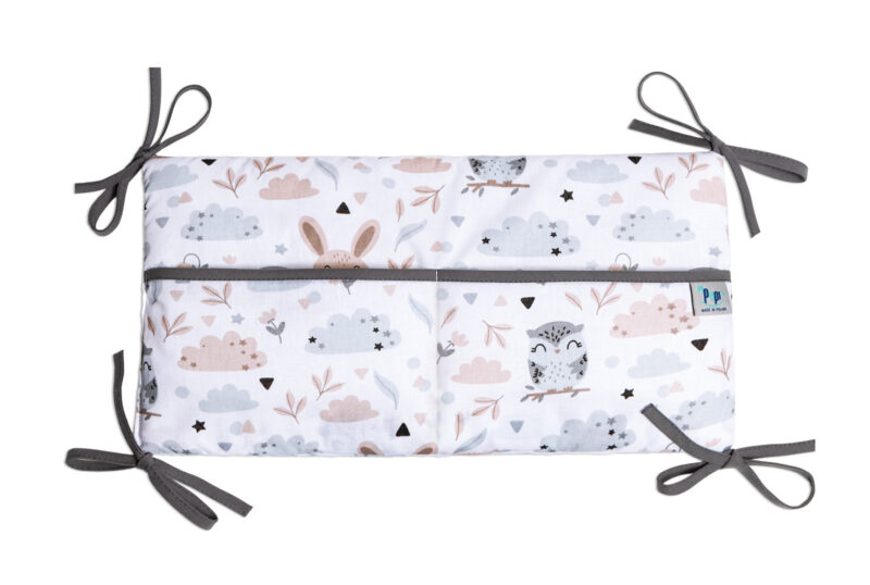 Bawełniany organizer do łóżeczka 42×22 Forest Friends