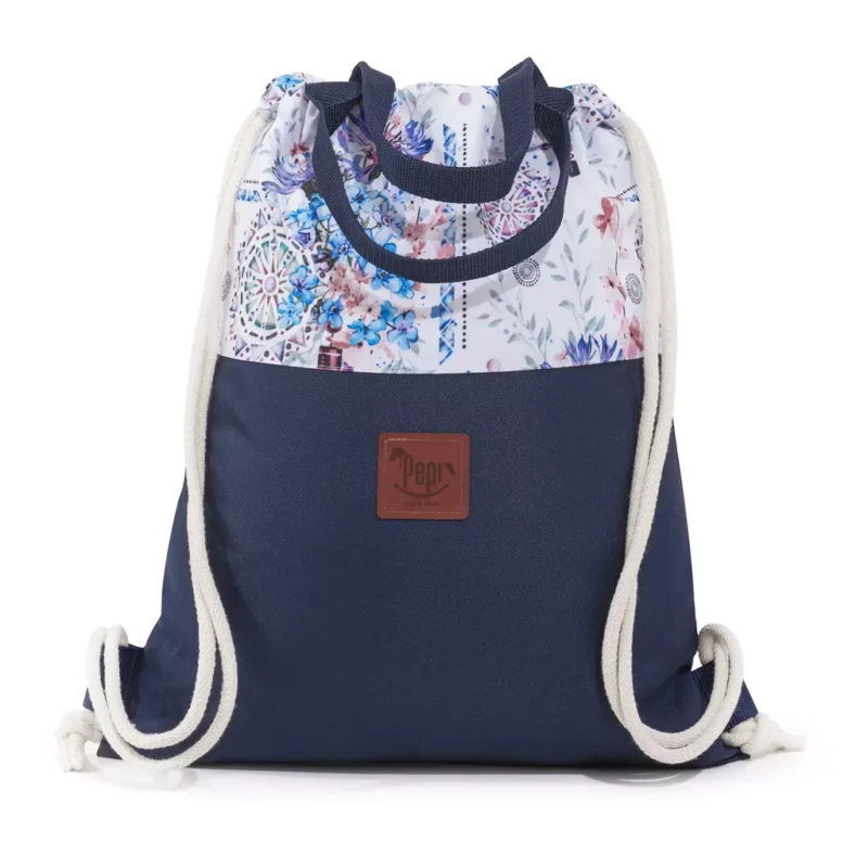 Wodoodporny worko-plecak 2w1 – Floral Spirit