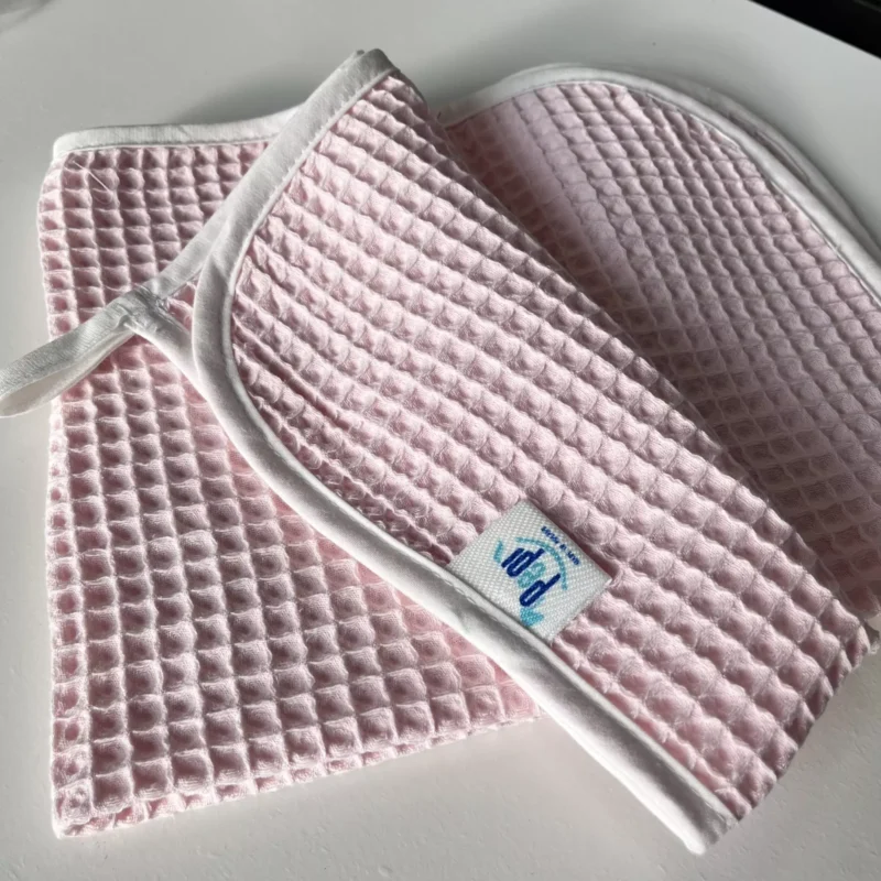 Ręcznik z wafla z wafla Baby Pink 44x53