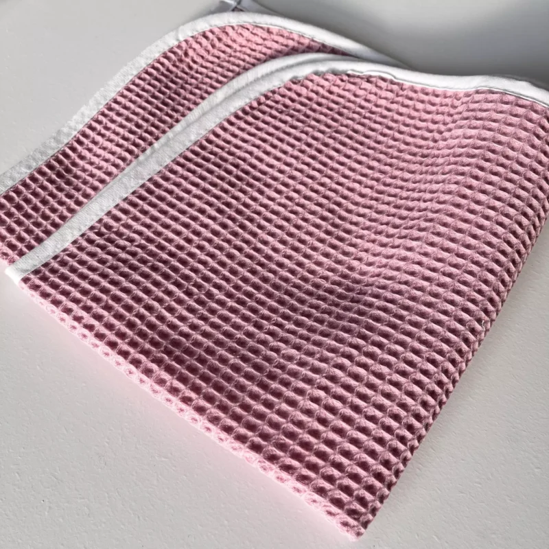 Ręcznik z wafla z wafla Pink Pastel 43x44