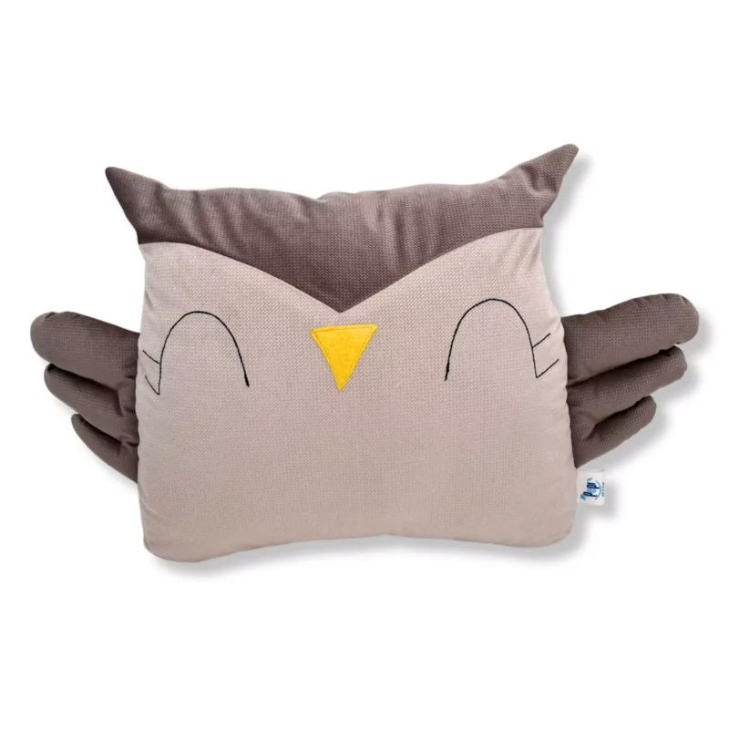 Poduszka SOWA cappucino - taupe