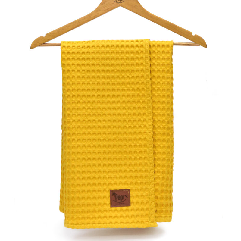 Kocyk wafelkowy honey 70x100